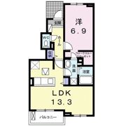 クレスト ヴィラⅡの間取り画像