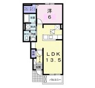 クラール勅使Aの間取り画像