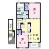ひまわりⅢの間取り画像