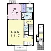 メゾン・カルム Bの間取り画像