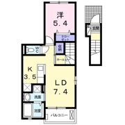 プチフローラ 北野田Ⅰの間取り画像