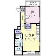 フラワーヒルズ Ⅱの間取り画像