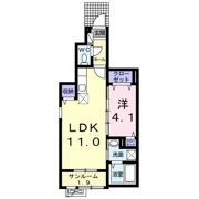 モデルノ αの間取り画像