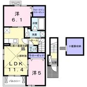 クラールつくばⅡの間取り画像