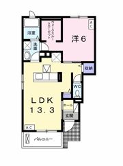 ノーブル グラス Ⅱの間取り画像