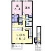 アジュール岩出の間取り画像