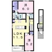 エスポワールⅡの間取り画像