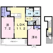 エヴァーグリーン彦根の間取り画像