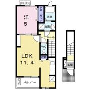 ドゥ パレⅢの間取り画像