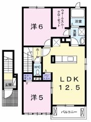 カルム・グラースⅡの間取り画像