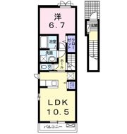 ソレアード陣原の間取り画像