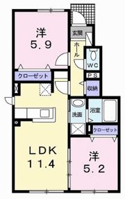 Forest Hillの間取り画像