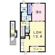 アルドーレ Aの間取り画像