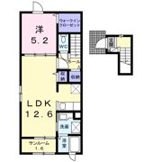 アルドーレ Bの間取り画像