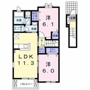 ラ・ドゥサーⅡの間取り画像