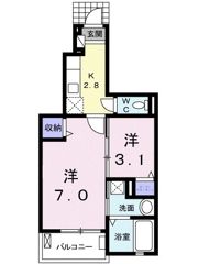 パールメゾン三番館の間取り画像