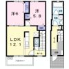 エンテラス池内 Aの間取り画像