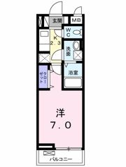 クレールの間取り画像