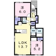 ルミウスDの間取り画像