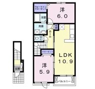 エレガンテ プレッソ Bの間取り画像