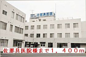 近くの佐那具医院様まで1,400m(徒歩18分)