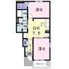 エスペランサ木原Bの間取り画像