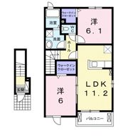 ソリジェ Bの間取り画像