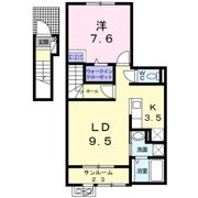 プレジールの間取り画像