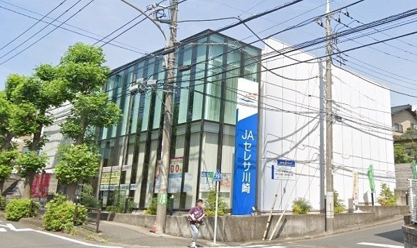 近くのJAセレサ川崎千代ヶ丘支店まで650m（徒歩9分）