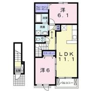 ハウス なごみⅡの間取り画像