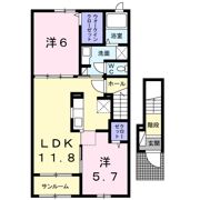 サン・クレメント南山Ⅱの間取り画像