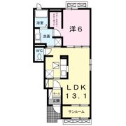 リゼール・ド・レ・ミュW館の間取り画像