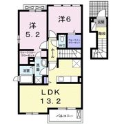 コンフォーティア・Ⅱの間取り画像