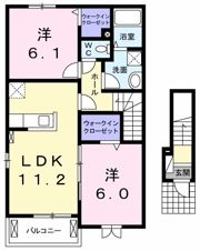 ジーラ・ソーレ Ⅵの間取り画像