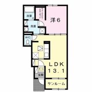 アルドール アサヒ Ⅰの間取り画像