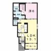 アルドール アサヒ Ⅰの間取り画像