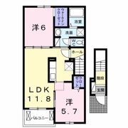 アルドール アサヒ Ⅱの間取り画像