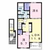 アルドール アサヒ Ⅱの間取り画像