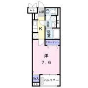 ヴィルヌーヴ 宇津木の間取り画像