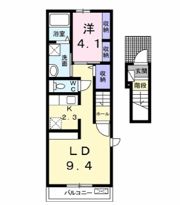 グリーンヒルAの間取り画像