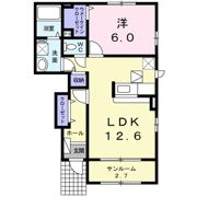 ハッピーハウス 川辺の間取り画像