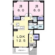 クレセントEの間取り画像