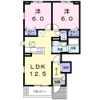 クレセントEの間取り画像