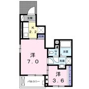ラ ルーチェ レゴ Ⅱの間取り画像