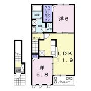 シャン・ノールⅩⅥの間取り画像
