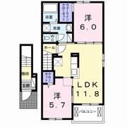 アルカーサⅠの間取り画像