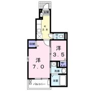 ジュネスFAの間取り画像