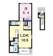 ジュネスFAの間取り画像