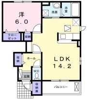 プリムヴェール Ⅱの間取り画像