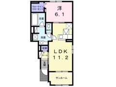 ペリドットEの間取り画像